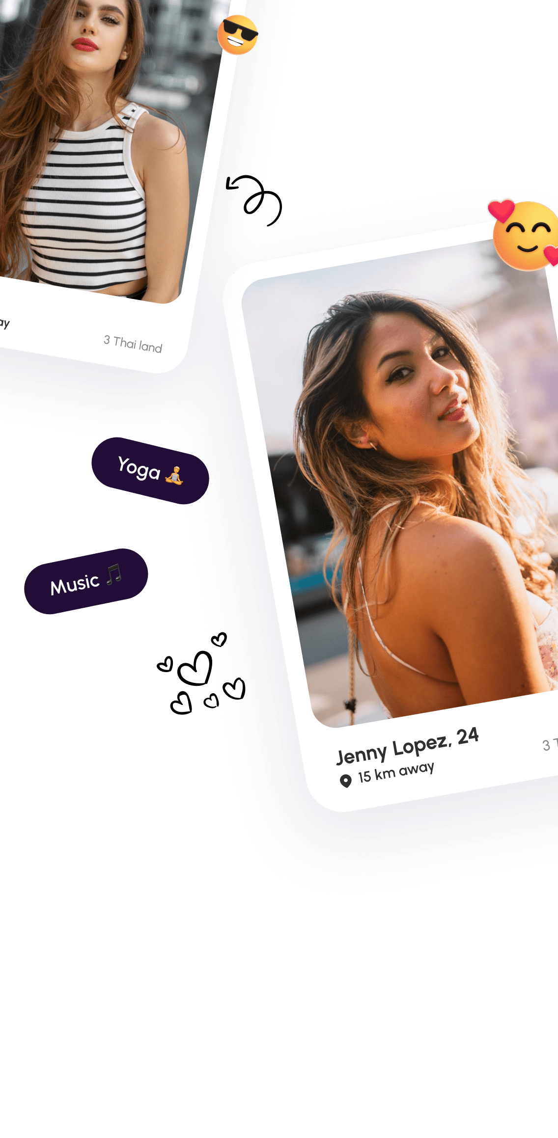 DateMillion Mobile App Interface